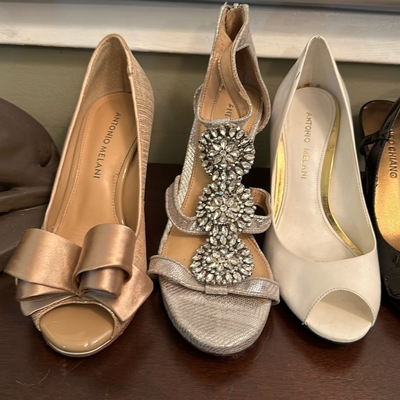 For every colour outfit! 8 Pairs Sz 5.5 & 6 Dressy Heels Pumps AK Melani Guess - Picture 3 of 13
